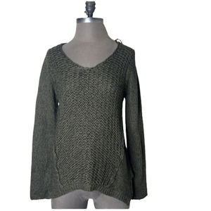 NEW! RDI Nordstrom Green Knit Pullover Sweater Holiday Layering